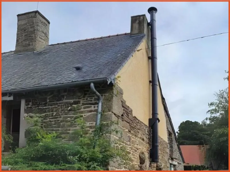 pose de poele a bois sens de bretagne